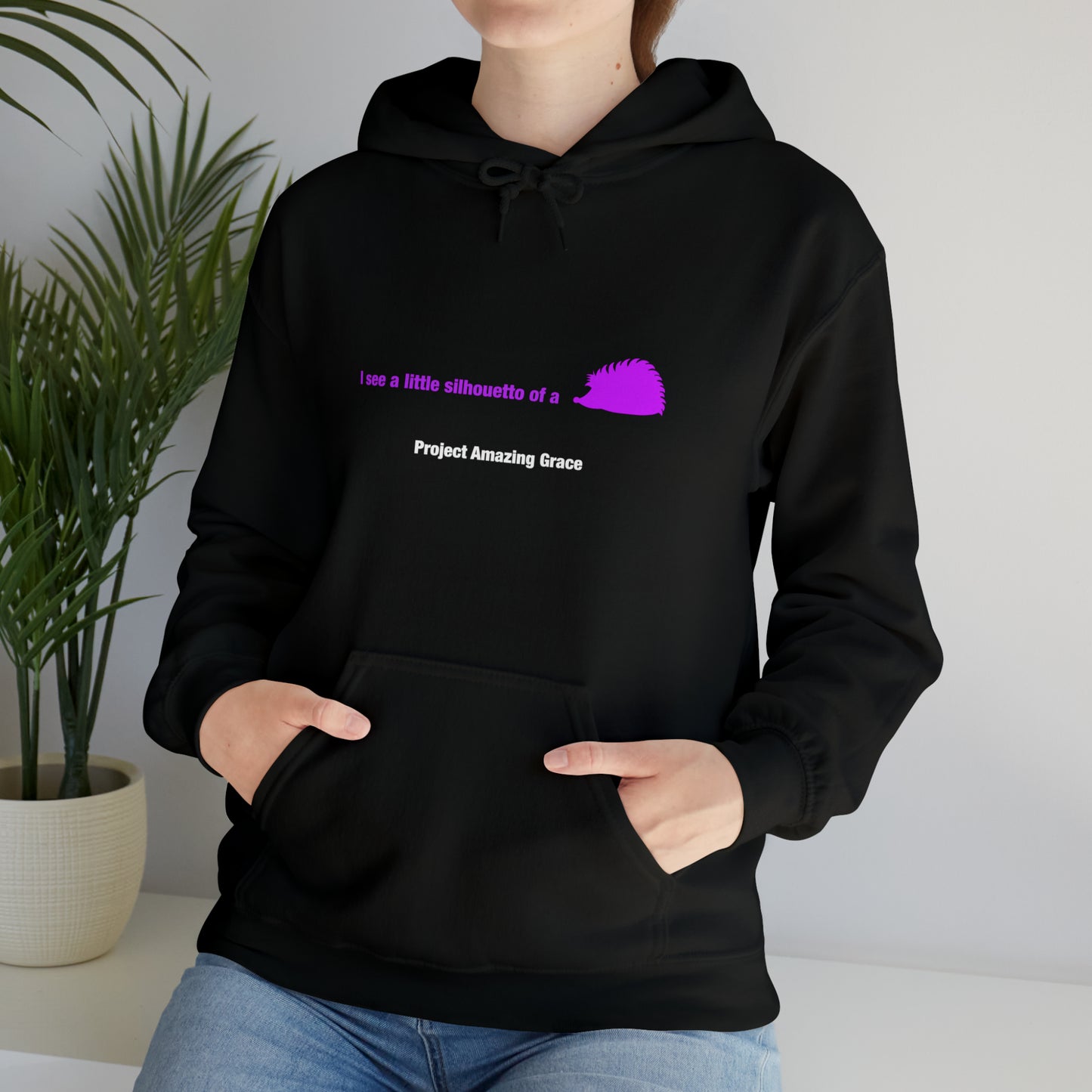 PAG I See A Little Silhouetto Black Unisex Hoodie