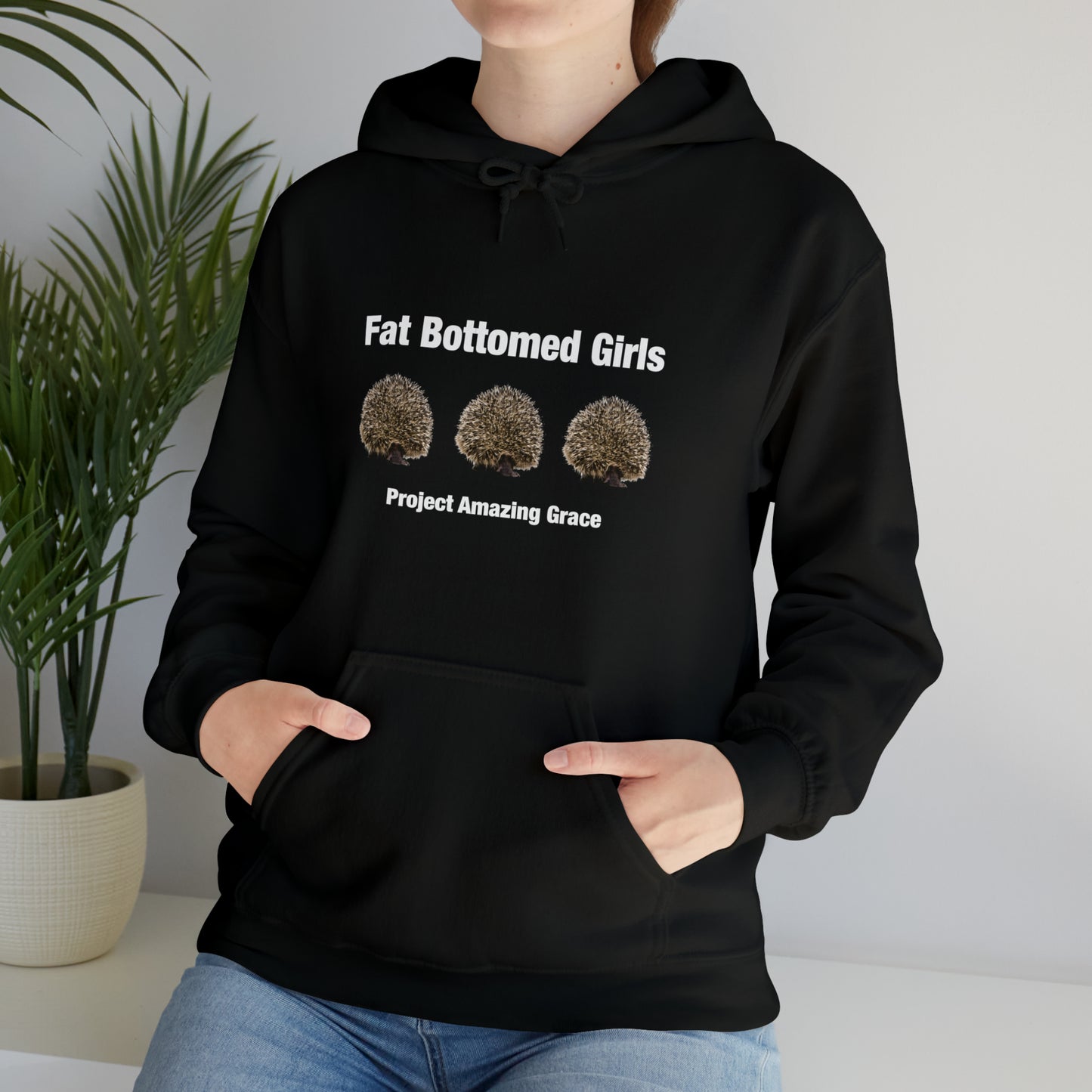 PAG Fat Bottomed Girl Black Unisex Hoodie