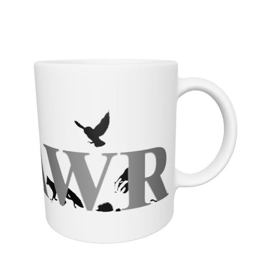HAWR White glossy mug