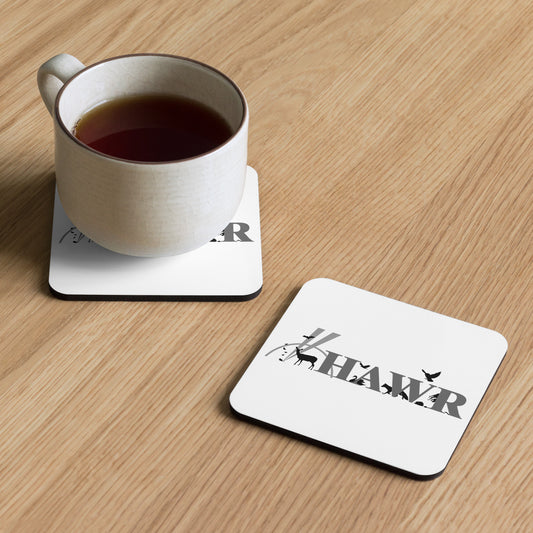 HAWR Cork-back coaster